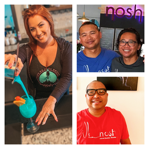 Nosh restaurant cocoa beach staff