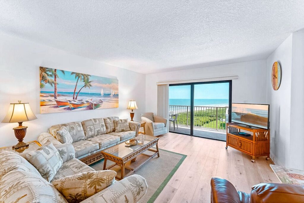 View of the ocean from one of our Cocoa Beach rentals